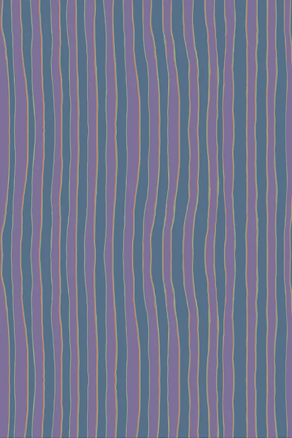 Kids Natalie Martin Marlien Dress Batik Stripe Lavender