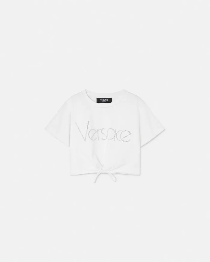 1978 ReEdition Logo Kids TShirt White Children Versace Clothing