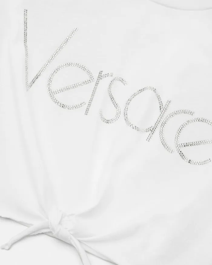 1978 ReEdition Logo Kids TShirt White Children Versace Clothing