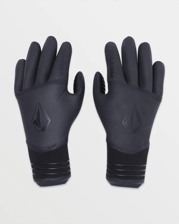 3mm 5 Finger Gloves 8211 Black Mens Volcom Wetsuits