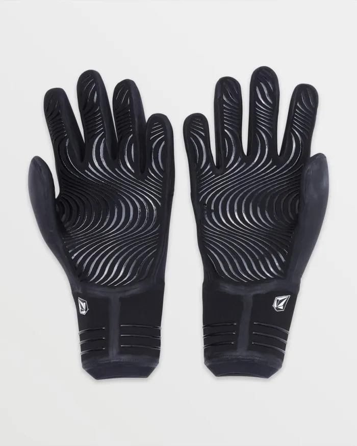 3mm 5 Finger Gloves 8211 Black Mens Volcom Wetsuits