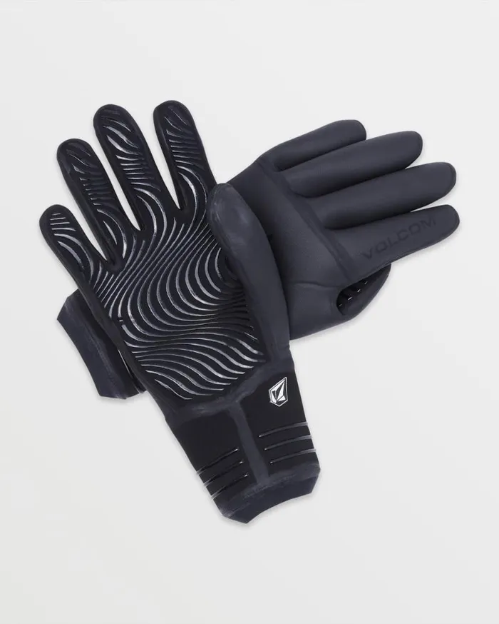 3mm 5 Finger Gloves 8211 Black Mens Volcom Wetsuits
