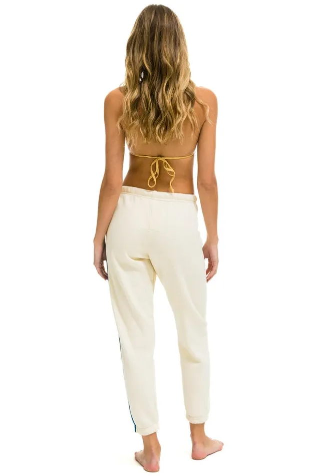 5 Stripe Sweatpants 8211 Vintage White Blue Women Aviator Nation Sweatpants