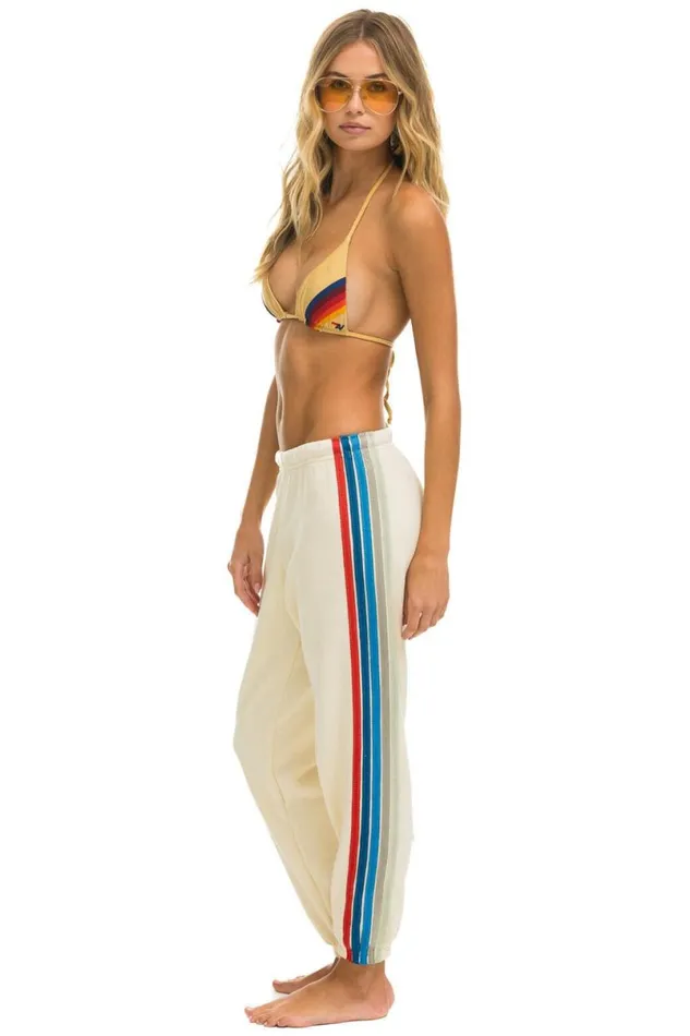 5 Stripe Sweatpants 8211 Vintage White Usa Women Aviator Nation Sweatpants