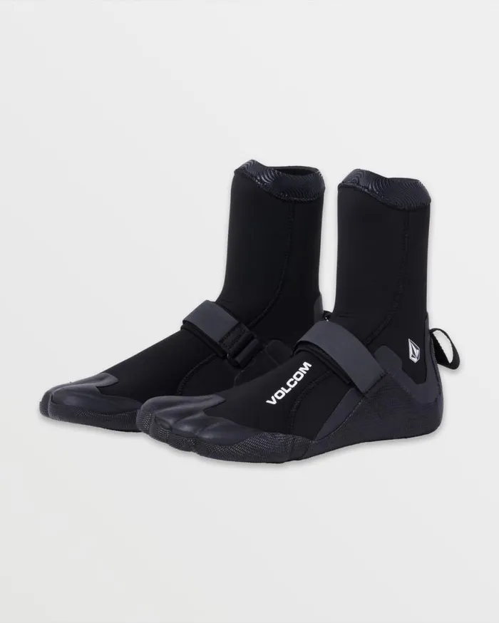 5mm Round Toe Bootie 8211 Black Mens Volcom Wetsuits