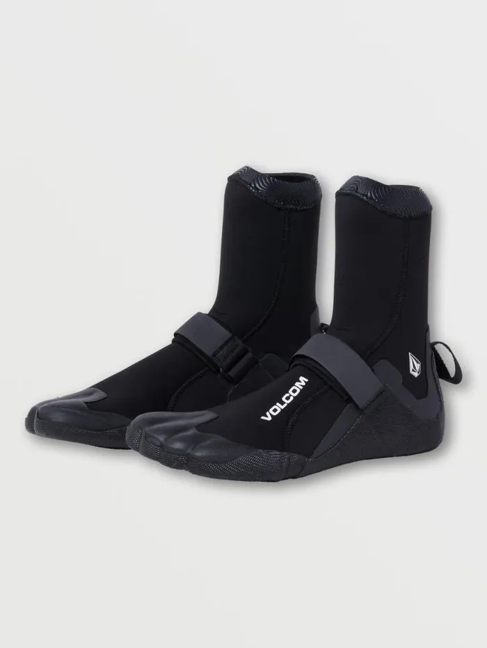 5mm Round Toe Bootie 8211 Black Mens Volcom Wetsuits