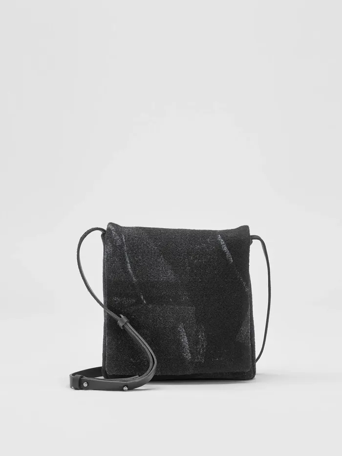 Accessories Women Eileen Fisher Waste No More Crossbody Bag Charcoal