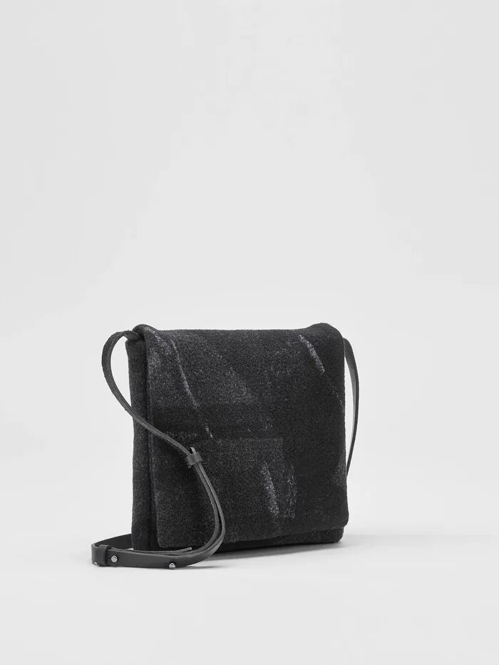 Accessories Women Eileen Fisher Waste No MoreCrossbody Bag Charcoal