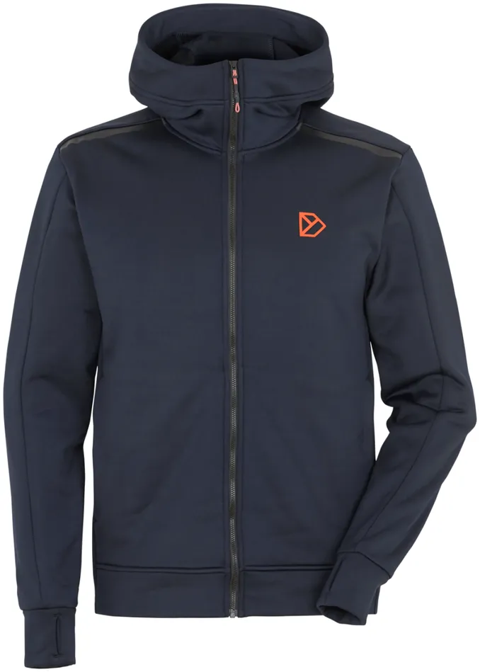 Acke FullZip Dark Night Blue Men Didriksons Fleece and Midlayers