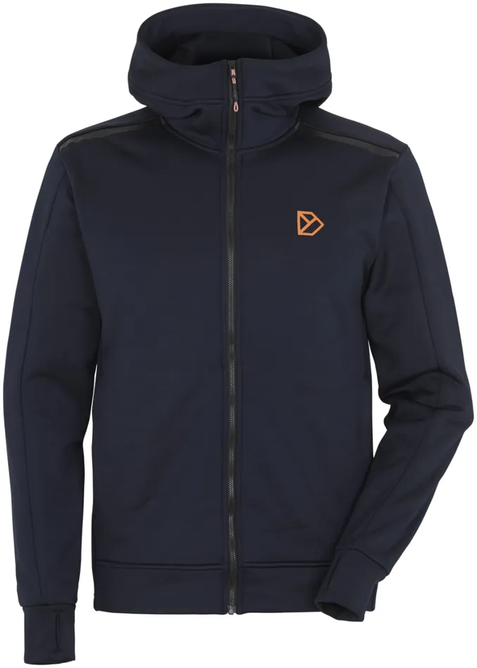 Acke FullZip Dark Night Blue Men Didriksons Fleece and Midlayers