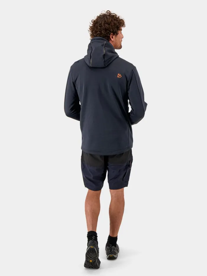 Acke FullZip Dark Night Blue Men Didriksons Fleece and Midlayers