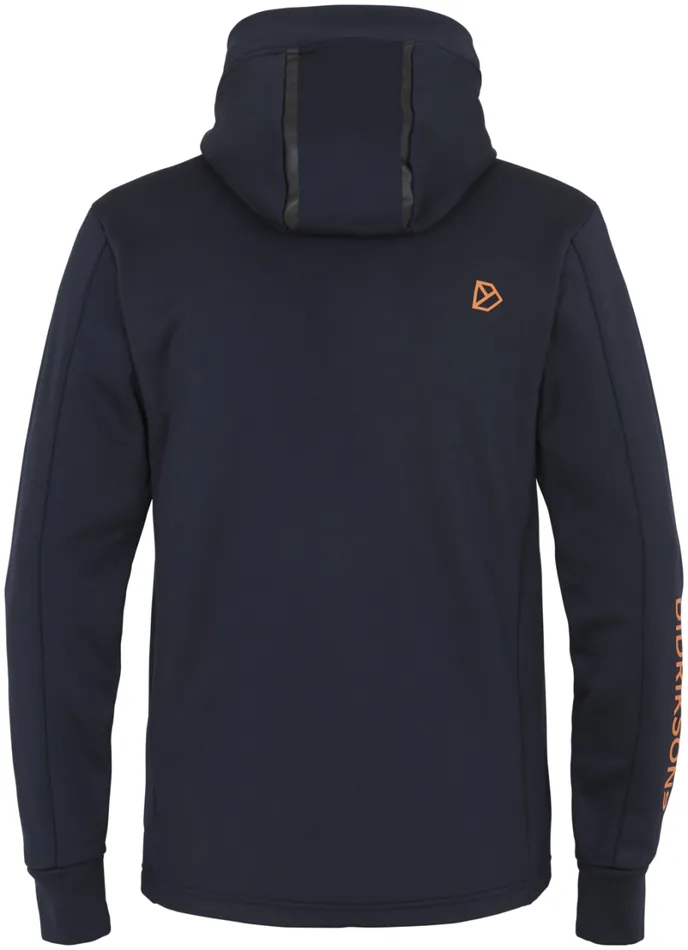 Acke FullZip Dark Night Blue Men Didriksons Fleece and Midlayers