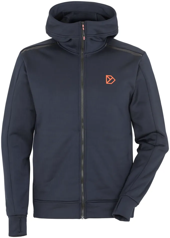 Acke FullZip Dark Night Blue Men Didriksons Fleece and Midlayers