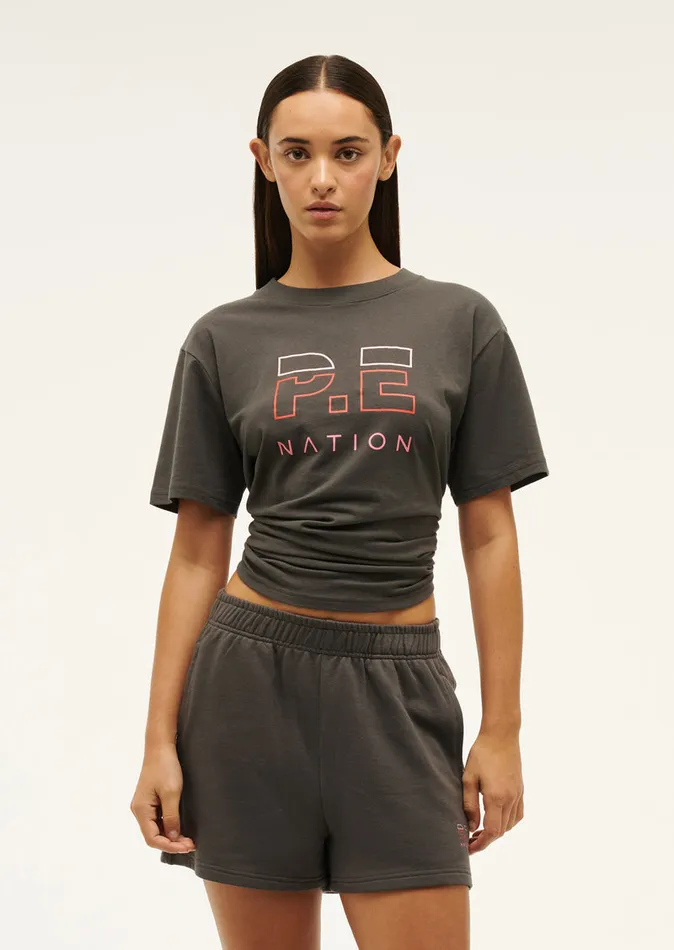 ActivewearShorts Women HEADS UP SHORT IN GUNMETAL PE Nation