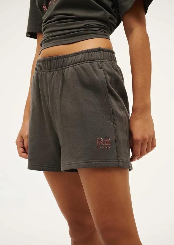 ActivewearShorts Women HEADS UP SHORT IN GUNMETAL PE Nation