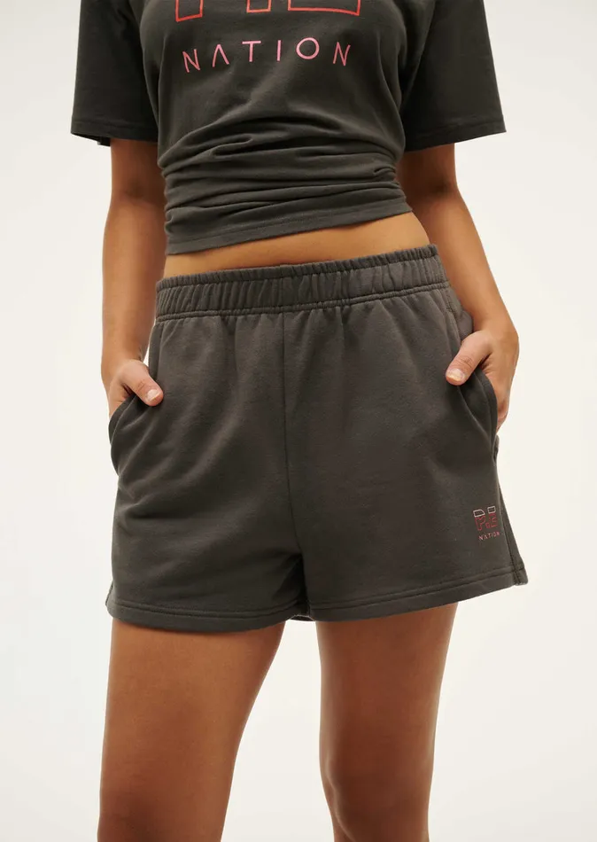 ActivewearShorts Women HEADS UP SHORT IN GUNMETAL PE Nation