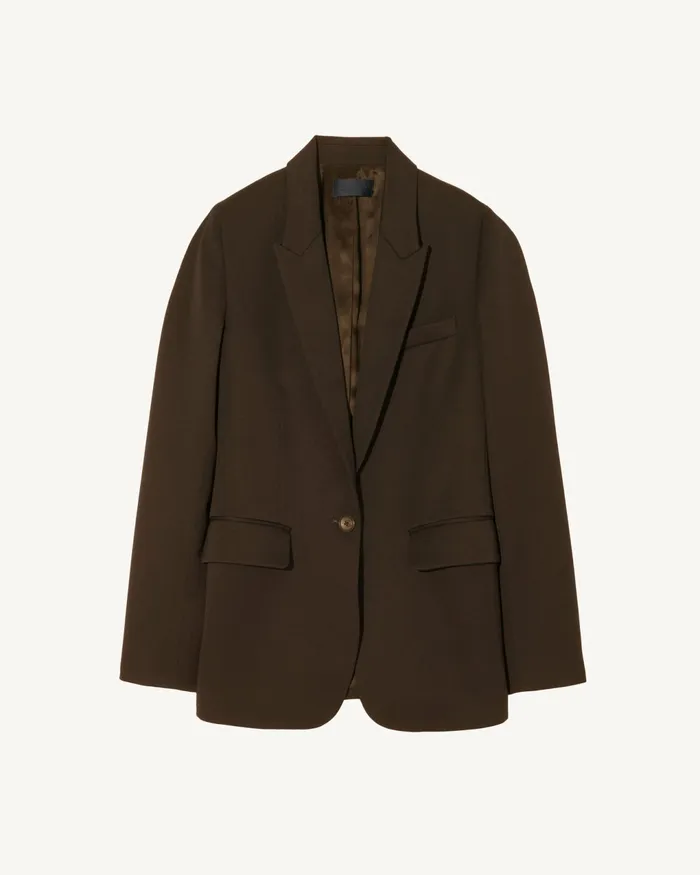 ADELE BLAZER Dark Navy Women Nili Lotan Jackets and Blazers