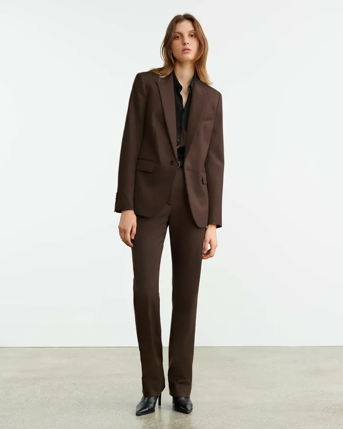 ADELE BLAZER Dark Navy Women Nili Lotan Jackets and Blazers