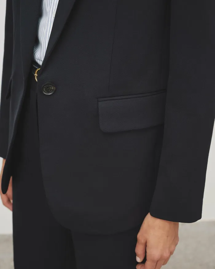 ADELE BLAZER Dark Navy Women Nili Lotan Jackets and Blazers