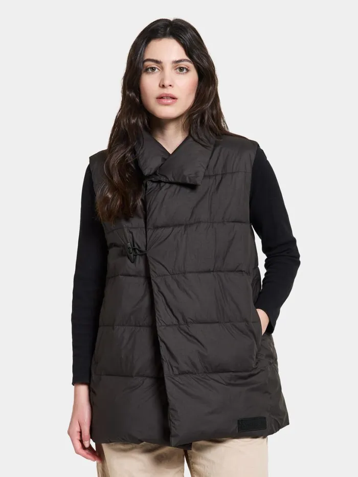 Adina Vest Black Women Didriksons Vests
