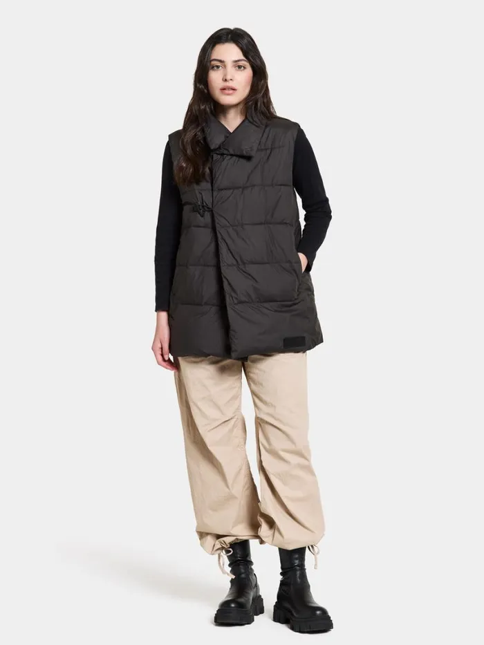 Adina Vest Black Women Didriksons Vests