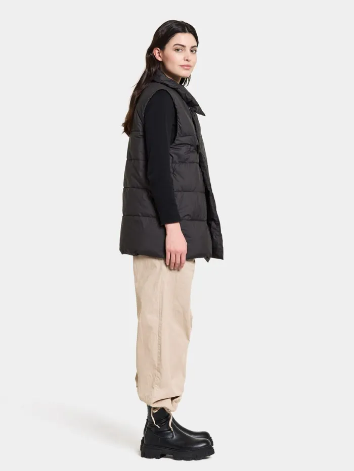 Adina Vest Black Women Didriksons Vests