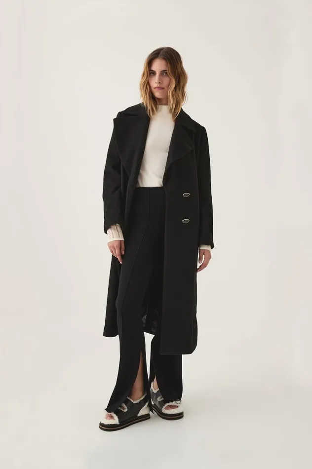 Aje Blazers Jackets and Coats Carolina Wool Coat Black 8211 Women