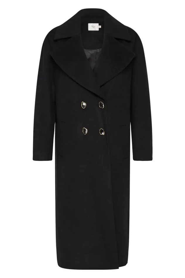 Aje Blazers Jackets and Coats Carolina Wool Coat Black 8211 Women Aje Blazers Jackets and Coats Carolina Wool Coat Black 8211 Women