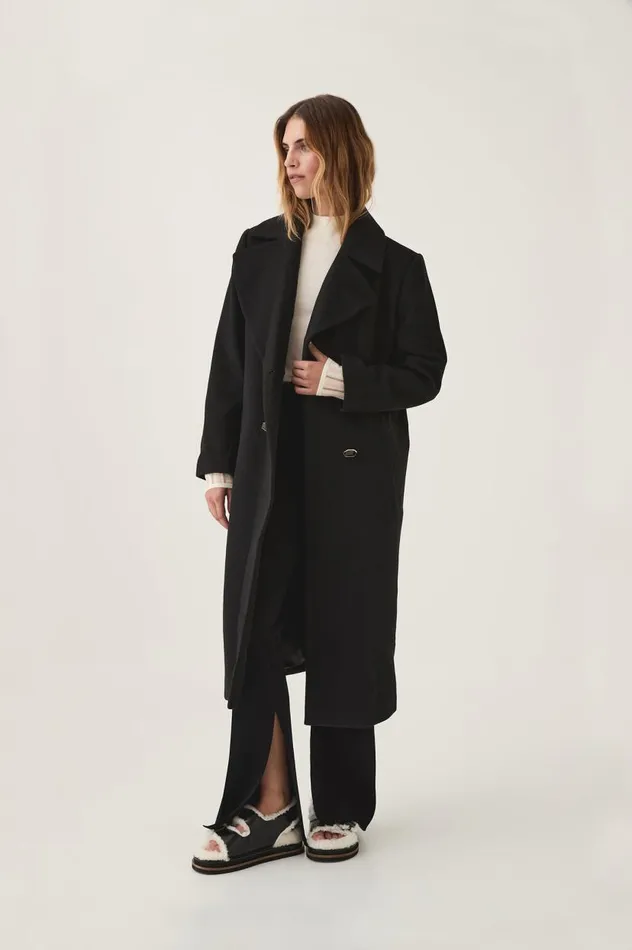 Aje Blazers Jackets and Coats Carolina Wool Coat Black 8211 Women Aje Blazers Jackets and Coats Carolina Wool Coat Black 8211 Women