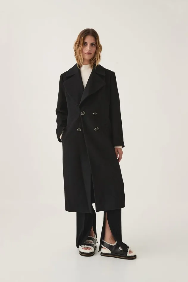 Aje Blazers Jackets and Coats Carolina Wool Coat Black 8211 Women Aje Blazers Jackets and Coats Carolina Wool Coat Black 8211 Women