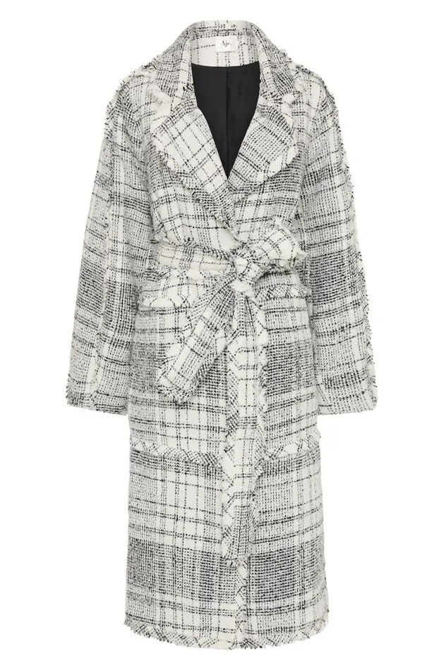 Aje Blazers Jackets and Coats Rebellion Coat Black White Check 8211 Women Aje Blazers Jackets and Coats Rebellion Coat Black White Check 8211 Women