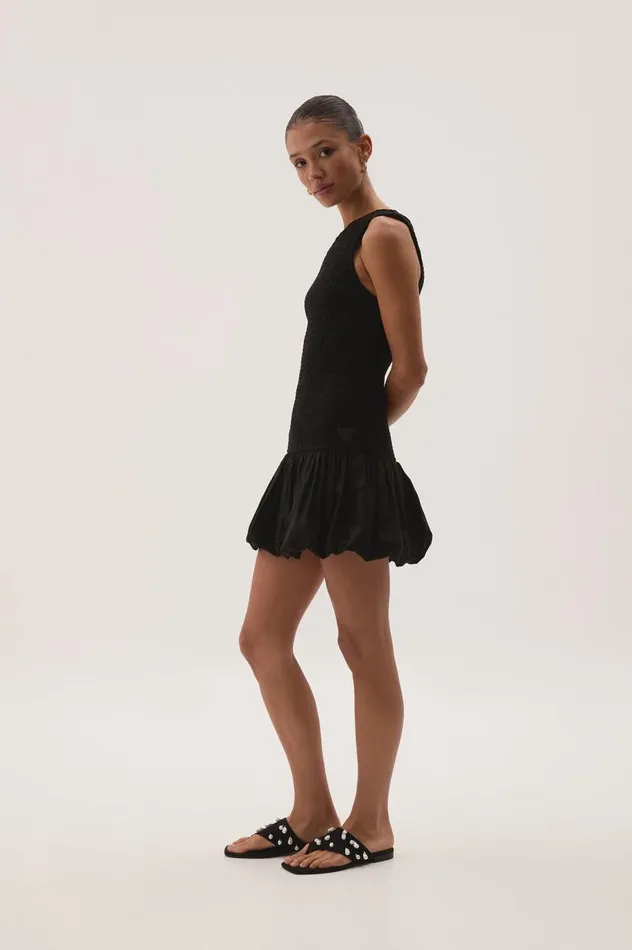 Aje Dresses Airlie One Shoulder Mini Dress Black 8211 Women