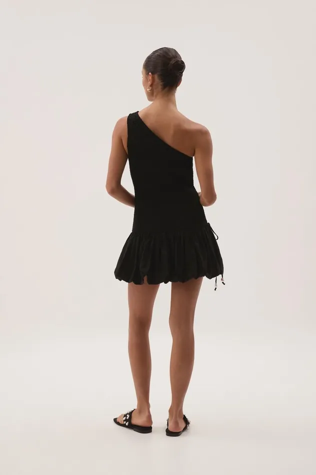 Aje Dresses Airlie One Shoulder Mini Dress Black 8211 Women