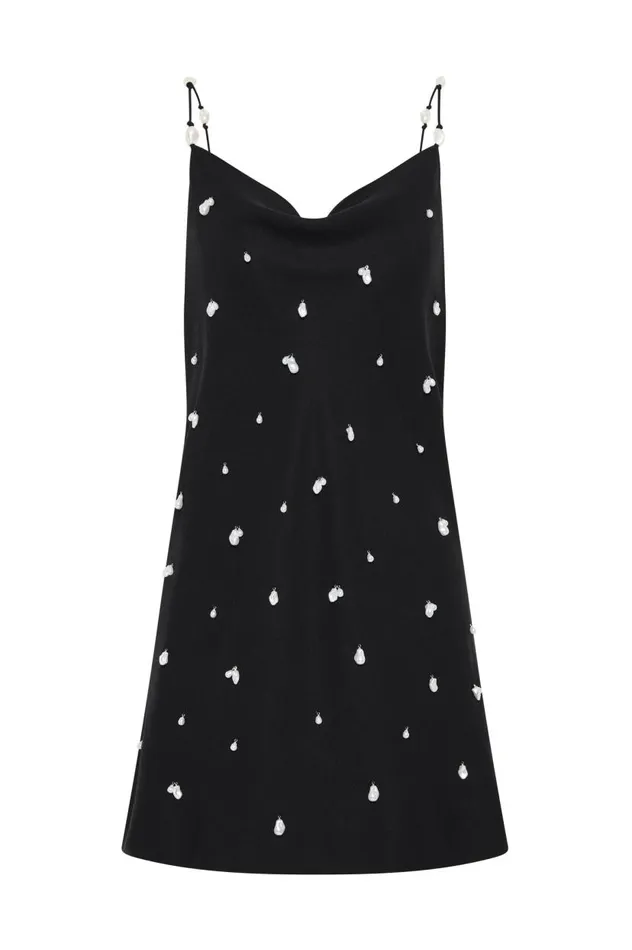 Aje Dresses Akoya Mini Dress Black 8211 Women Aje Dresses Akoya Mini Dress Black 8211 Women