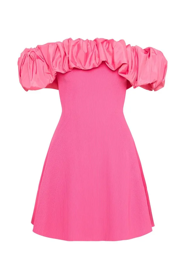 Aje Dresses Eldora Mini Dress Protea Pink 8211 Women Aje Dresses Eldora Mini Dress Protea Pink 8211 Women
