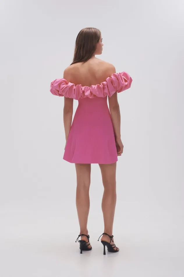 Aje Dresses Eldora Mini Dress Protea Pink 8211 Women Aje Dresses Eldora Mini Dress Protea Pink 8211 Women