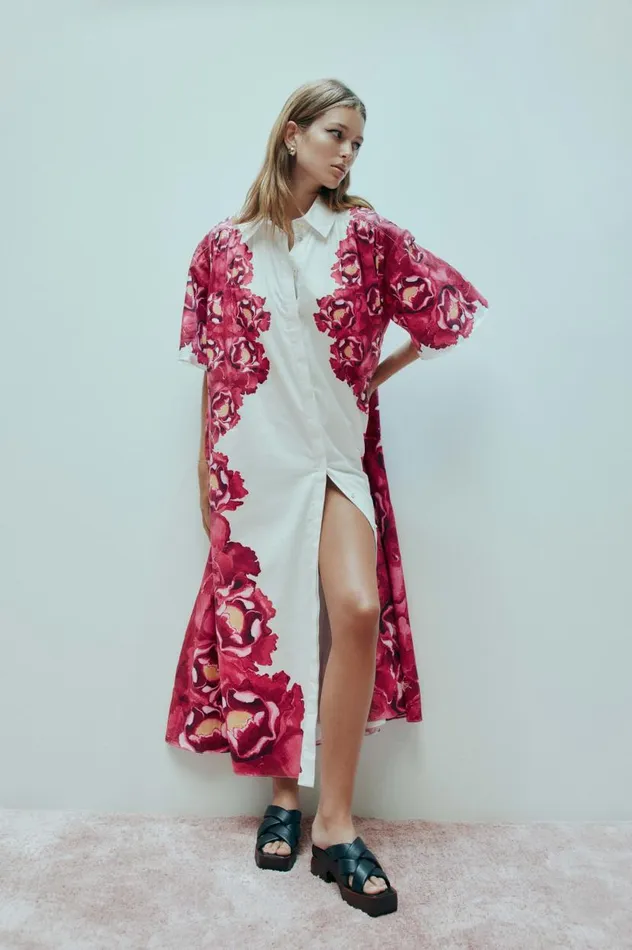 Aje Dresses Fernanda Midi Dress Boldly Blooming 8211 Women