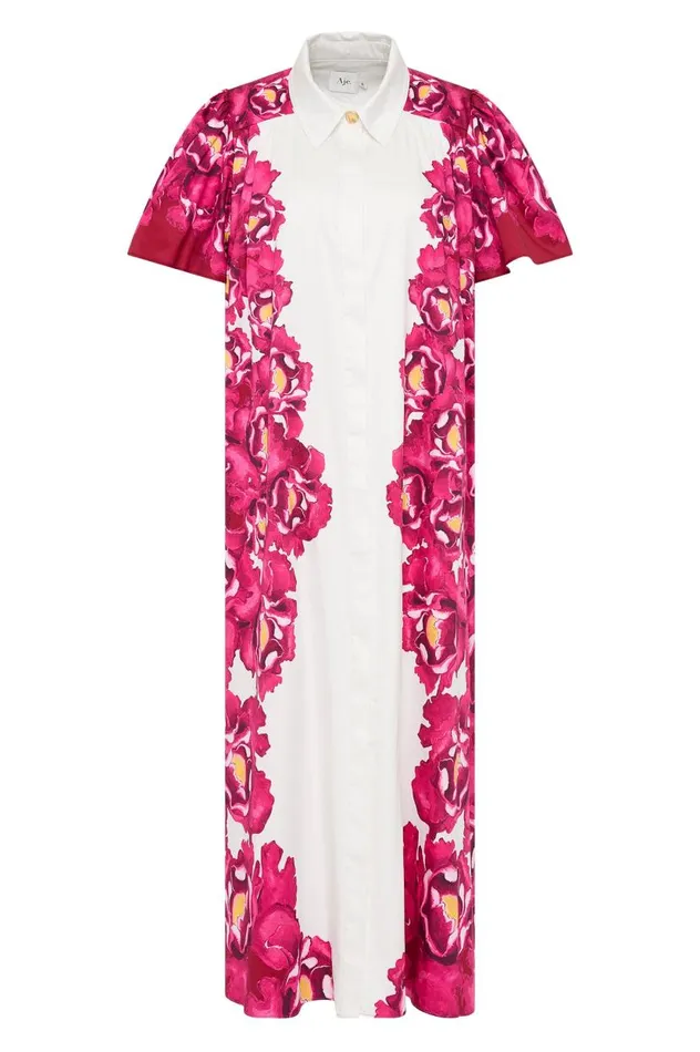 Aje Dresses Fernanda Midi Dress Boldly Blooming 8211 Women Aje Dresses Fernanda Midi Dress Boldly Blooming 8211 Women