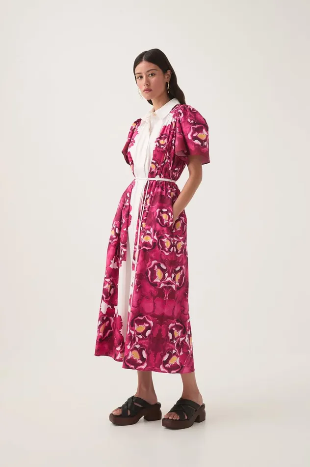 Aje Dresses Fernanda Midi Dress Boldly Blooming 8211 Women Aje Dresses Fernanda Midi Dress Boldly Blooming 8211 Women