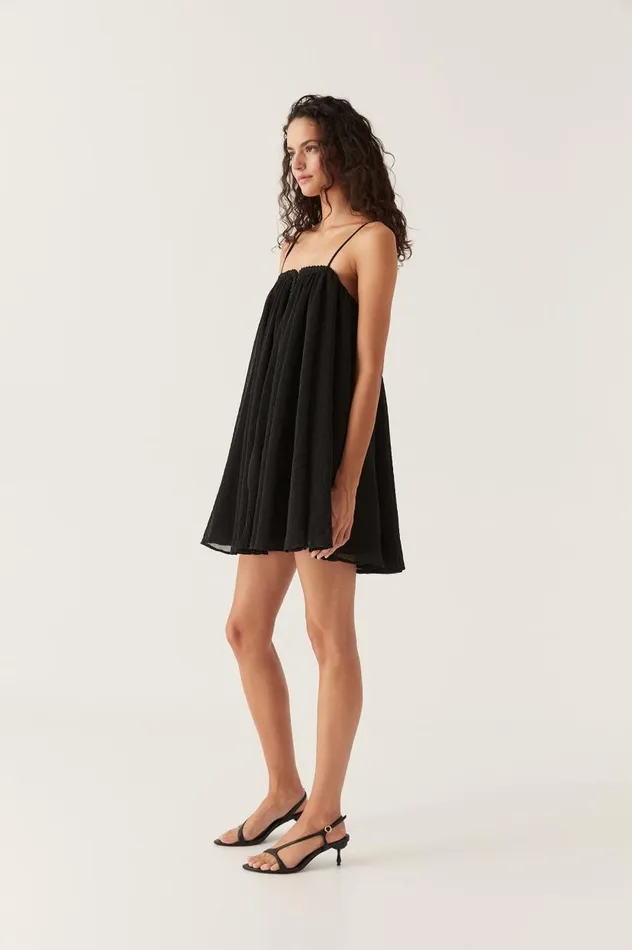 Aje Dresses Filigree Sweetheart Mini Dress Black 8211 Women Aje Dresses Filigree Sweetheart Mini Dress Black 8211 Women