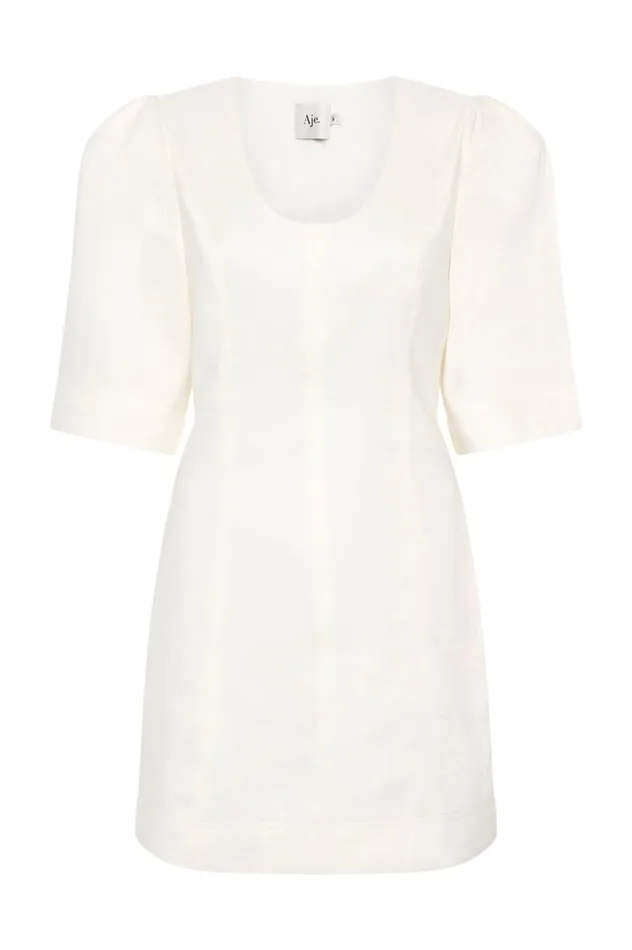 Aje Dresses Hunter Twisted Mini Dress Ivory 8211 Women Aje Dresses Hunter Twisted Mini Dress Ivory 8211 Women