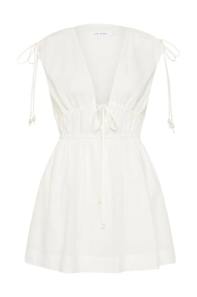 Aje Dresses Marley Mini Dress White 8211 Women Aje Dresses Marley Mini Dress White 8211 Women