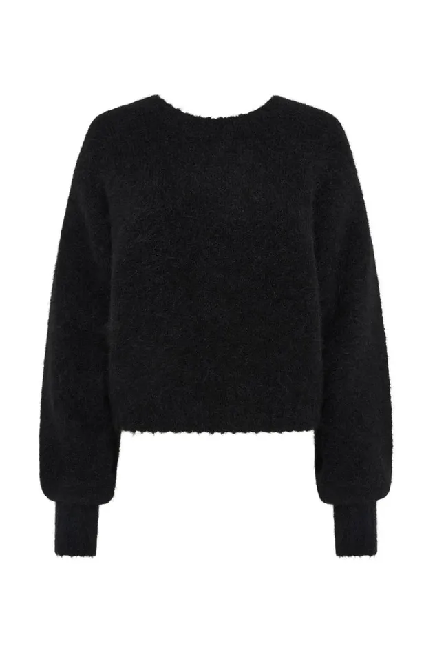 Aje Knitwear and Jumpers Trinity Crystal Oversized Knit Black 8211 Women Aje Knitwear and Jumpers Trinity Crystal Oversized Knit Black 8211 Women