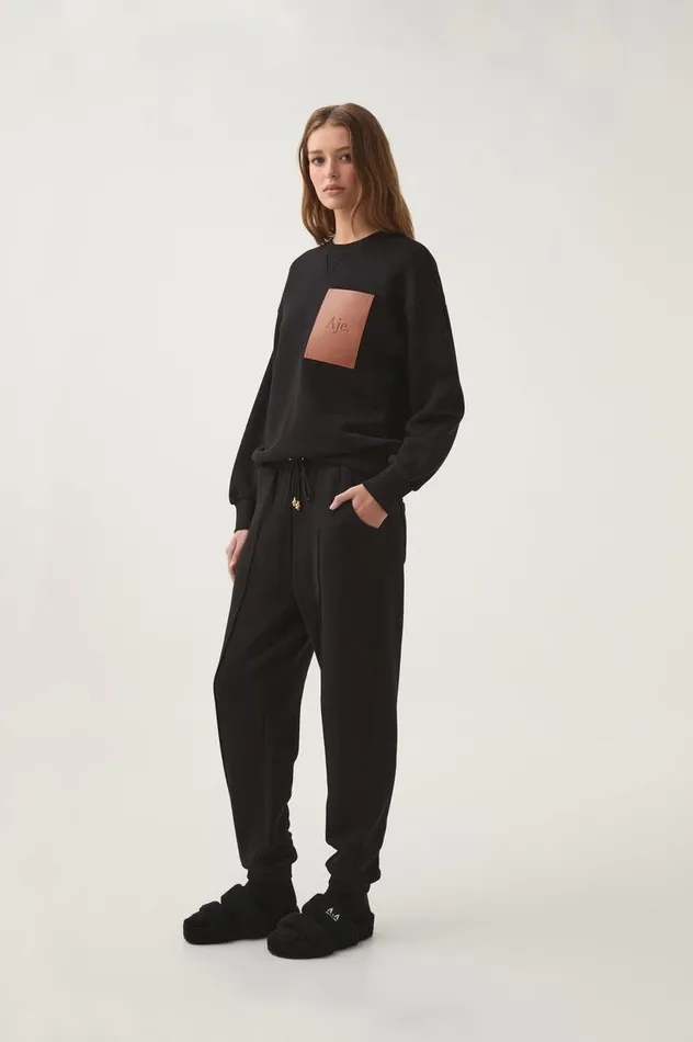 Aje Pants Flores Trackpant Black 8211 Women