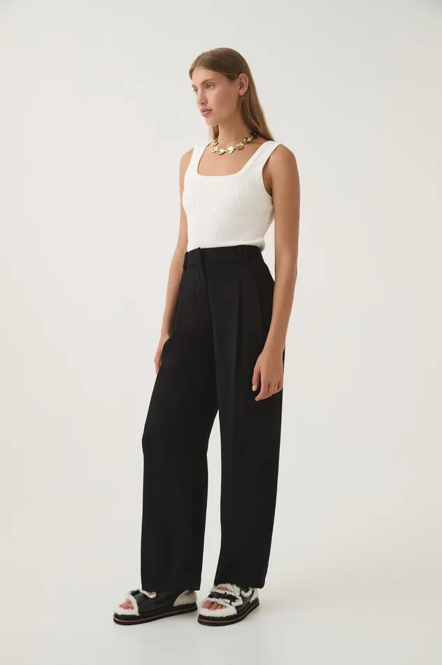 Aje Pants Paragon Tailored Pant Black 8211 Women Aje Pants Paragon Tailored Pant Black 8211 Women