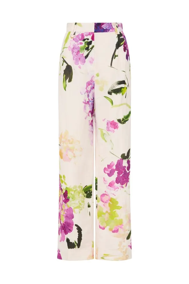 Aje Pants Portray Relaxed Pant Wild Hydrangea 8211 Women Aje Pants Portray Relaxed Pant Wild Hydrangea 8211 Women