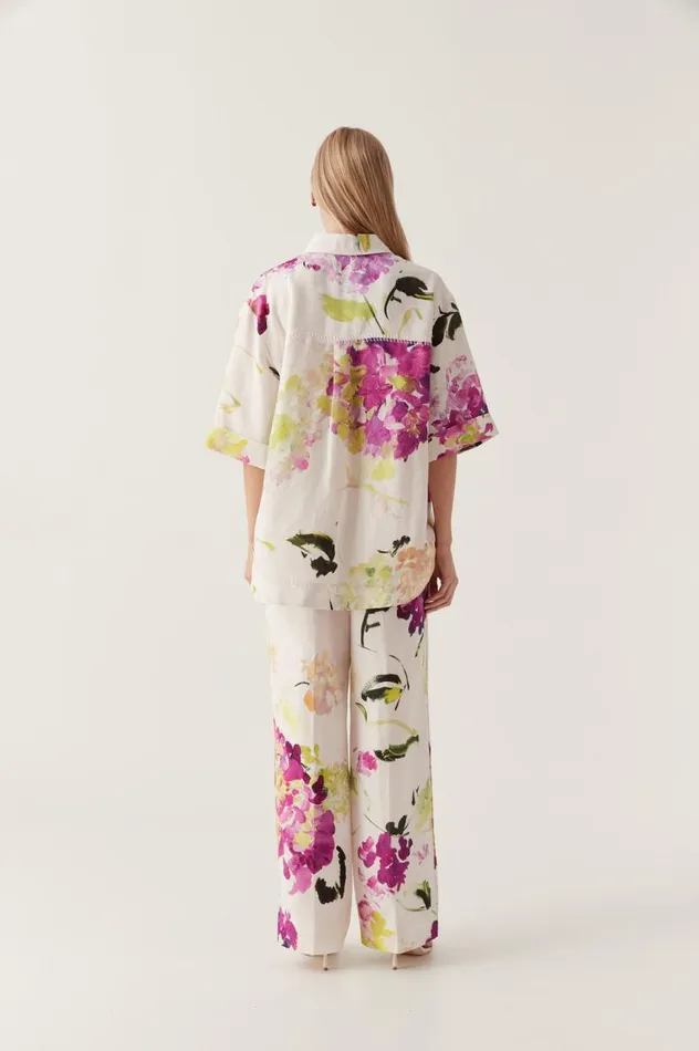 Aje Pants Portray Relaxed Pant Wild Hydrangea 8211 Women Aje Pants Portray Relaxed Pant Wild Hydrangea 8211 Women