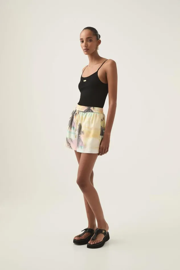 Aje Shorts Paradise Short Sunset Sky 8211 Women