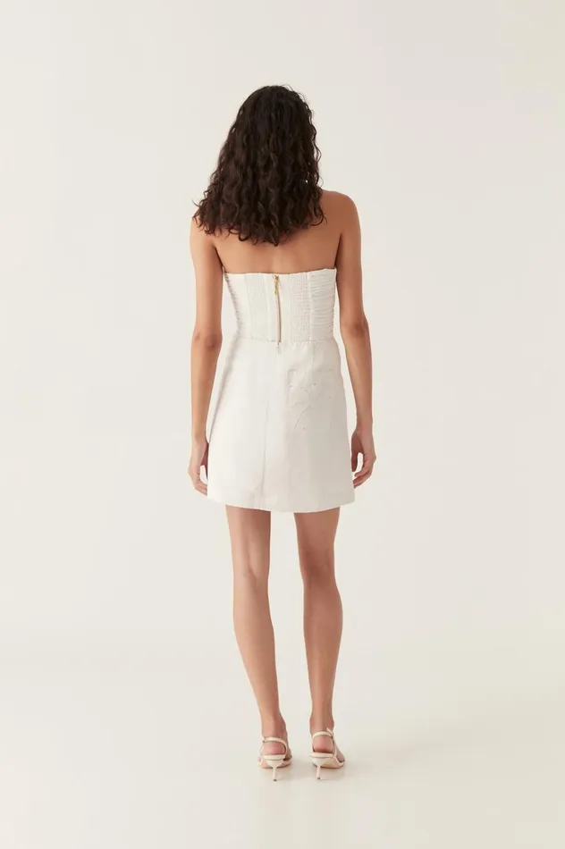 Aje Skirts Agua Embroidered Mini Skirt Ivory 8211 Women Aje Skirts Agua Embroidered Mini Skirt Ivory 8211 Women