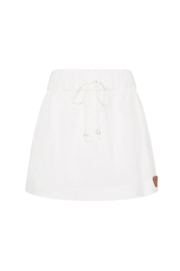 Aje Skirts Airlie Mini Skirt White 8211 Women Aje Skirts Airlie Mini Skirt White 8211 Women